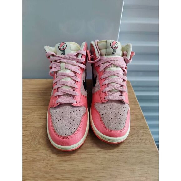 Nike Dunk High Hoops Pack Pink (W) DX3359-600 Women's Shoes Size 8.5 - Picture 3 of 8
